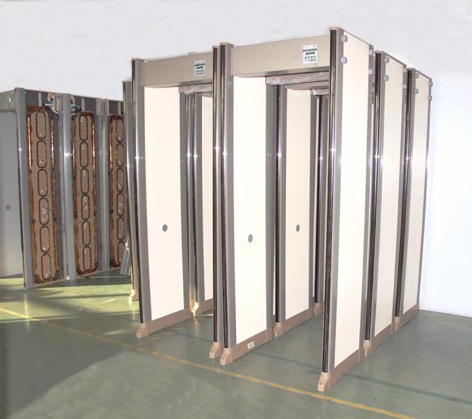 Зоны металлоискателя 33 аркы дверной рамы с ЛКД показывают изготовитель Китая